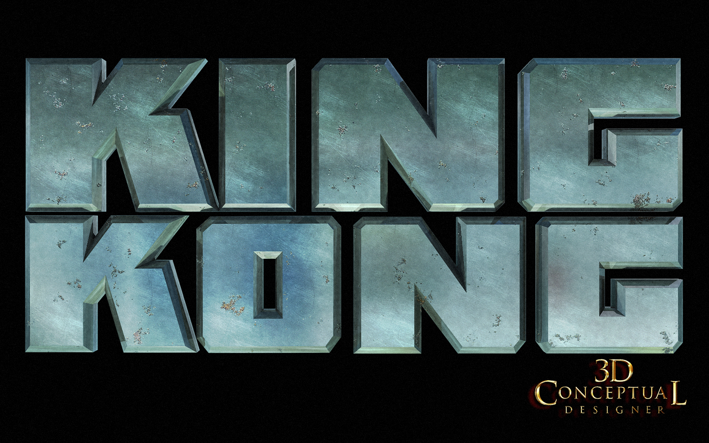 3DconceptualdesignerBlog: Project Review KING KONG[2005] 3D Logo Designs PART II